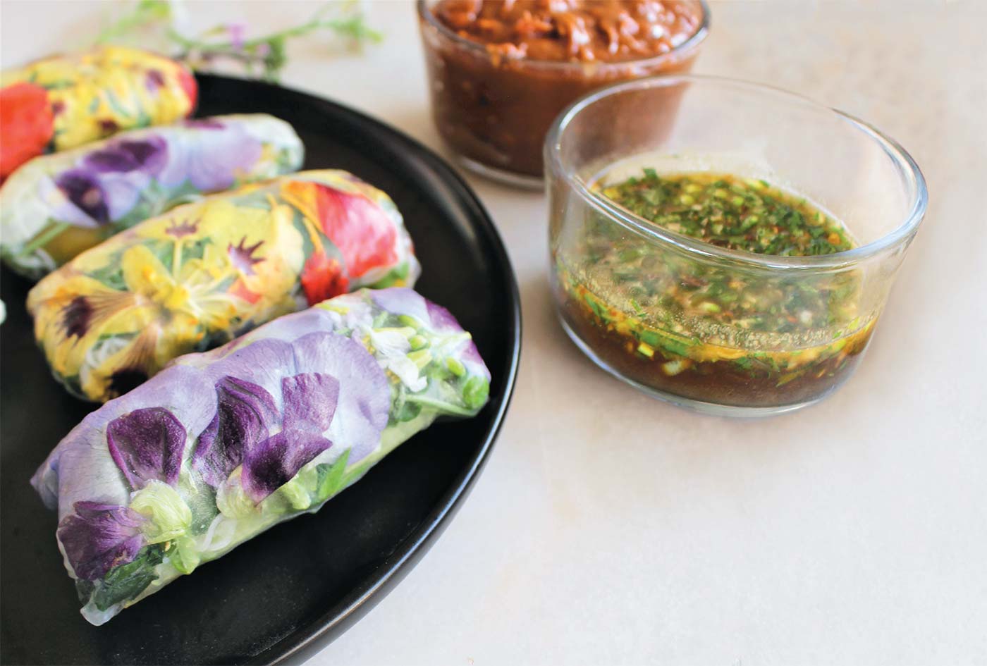 Vegetable Spring Rolls Step by Step Recipe - Edible Garden